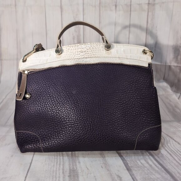 Furla Purple Piper Lux Leather Crossbody Turnlock Women's Shoulder Handbag - Picture 7 of 12